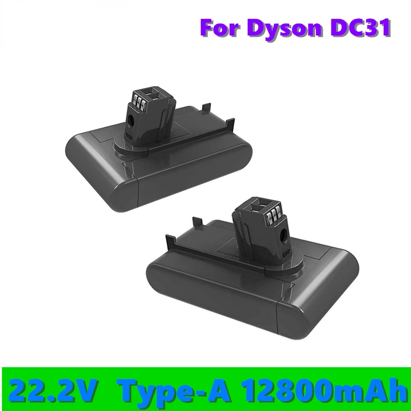 

100% новый литий-ионный аккумулятор 12800 мАч (тип A) 22,2 в для Dyson DC35, DC45 DC31, DC34, DC44, DC31 Animal, DC35 Animal,917083-01