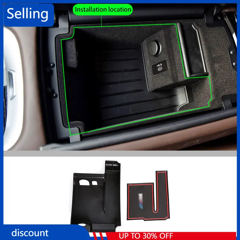 

For 2016-2020 BMW 7 Series Central Control Armrest Box Storage Box 730li740li750li Modified Storage Box Extended Storage Space