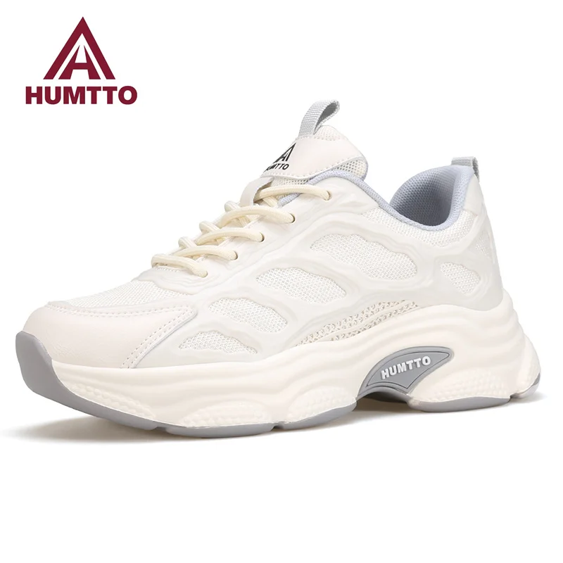 HUMTTO Running Shoes for Women Breathable Trail Womens Sneakers Luxury Designer Sport Jogging Casual Shoes Tennis Trainers Woman