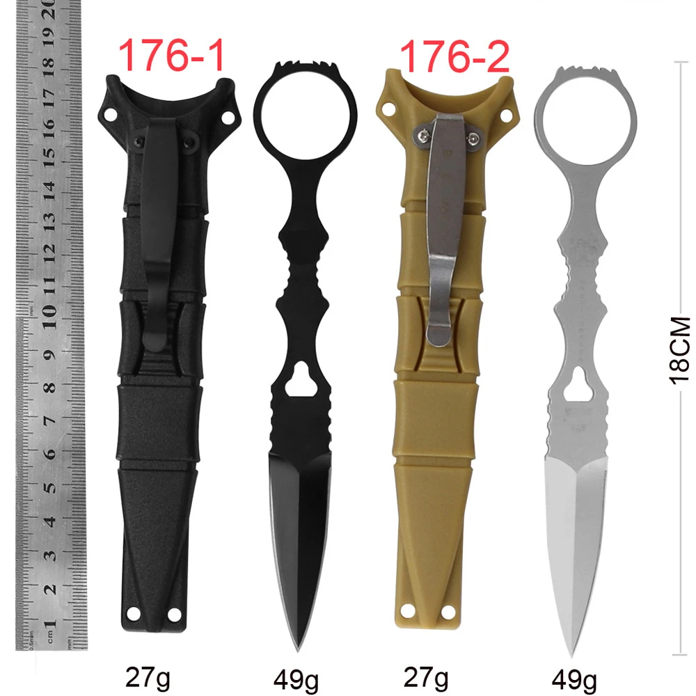 

4 Models Butterfly InKnife BM176 173 D2 Blade Straight Fixed Blade Knife EDC Multi Tools Hunting Survival Xmas Gift Knives