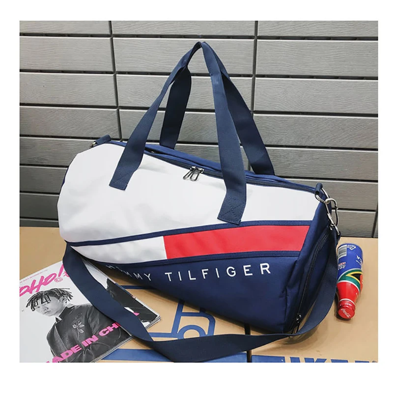 Korea Fitness Gym Bag For Women Female Beach Waterproof Travel Sports Luggage Handbag Yoga Sneaker Duffel Shoulder Weekend Bag