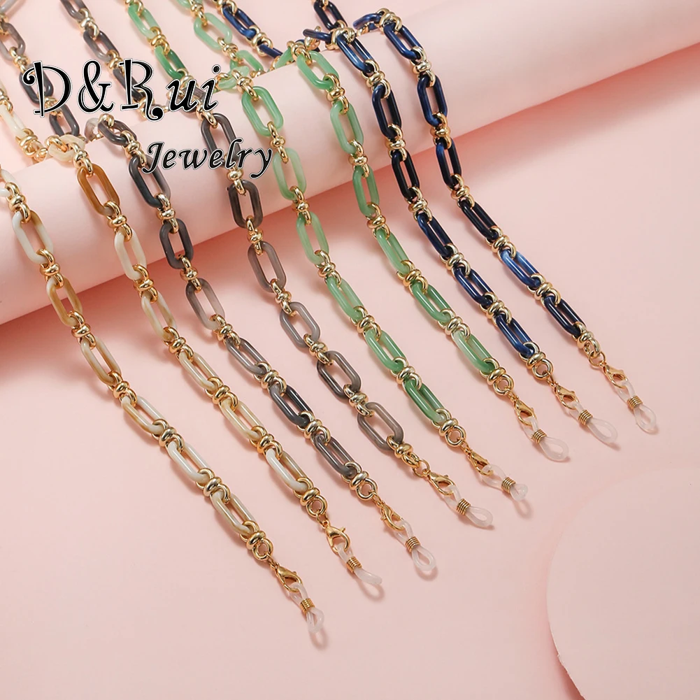 

Acrylic Face Mask Chain Women Men Glasses Chain Neck Holder Sunglasses Lanyard Straps Fashion Eyewear Jewelry Mother's Day Gift