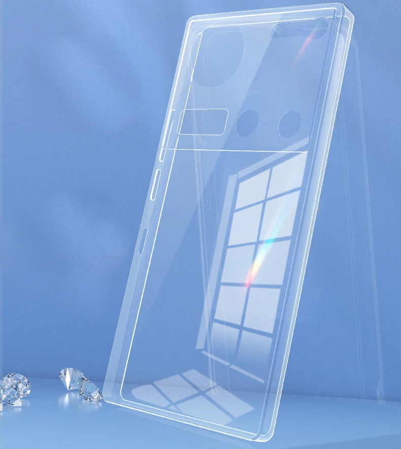 Прозрачный чехол для Nubia Z70 ультратонкий защитный камеры задняя крышка телефона