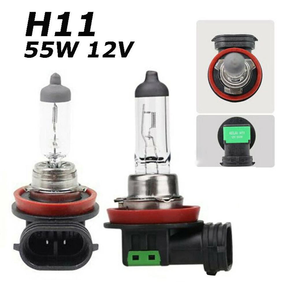 

2x H11 Halogen Car Headlight Auto Low-Beam Driving Light Bulbs Fog Lamp 55W 12V Super Bright Xenon Car Headlights Fog Lights