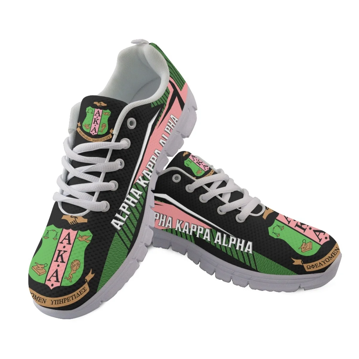 Alpha Kappa Alpha Female Flats Shoes for Woman Girls Customize Outdoor Walking Shoes Ladies Wear-resistant Sport Sneakers Gifts
