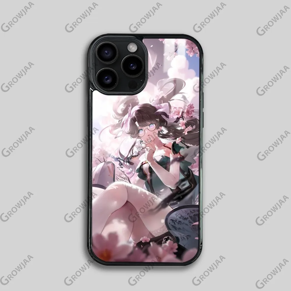 Чехол для телефона Zhezhi Wuthering Waves iPhone 16 15 14 13 12 11 Pro Max Plus Mini Magsafe Mirror беспроводной