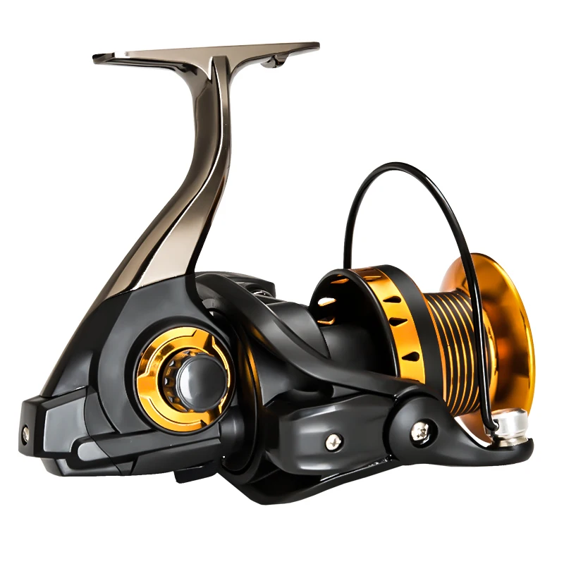 

Saltwater Fishing Reel Gear Bearings Metal Body Reservoir High Quality Spinning Wheel Folding Crank Wedkarstwo Fishing Items