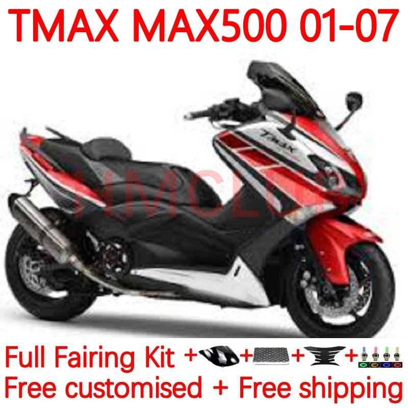 

Фотообтекатель для YAMAHA MAX500 TMAX XP500 MAX 500 T TMAX500 2001 2002 2003 2005 2006 2007 металлический красный