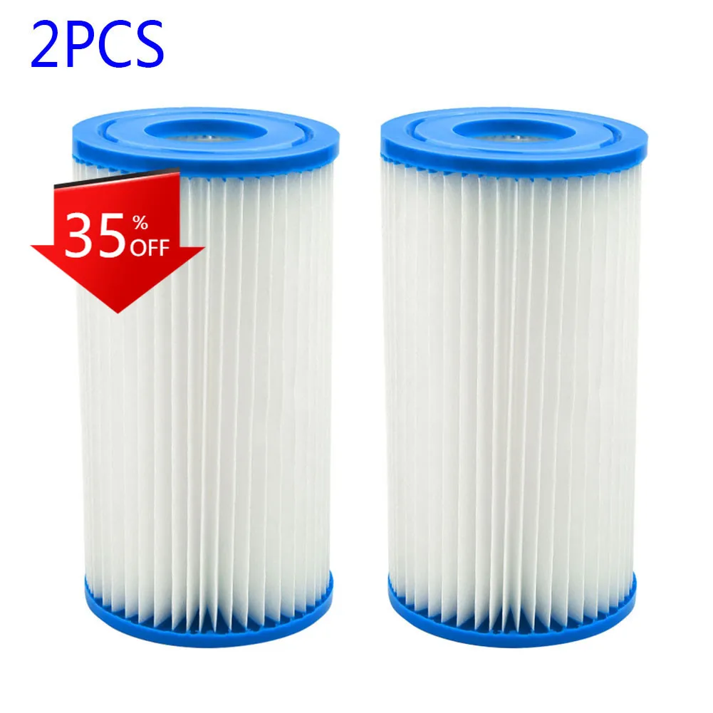 2pcs For Intex Easy Set Swimming Pool Type A/C Filter Cartridges Replacement Garden Pools Outdoor Hot Tubs & Accessories