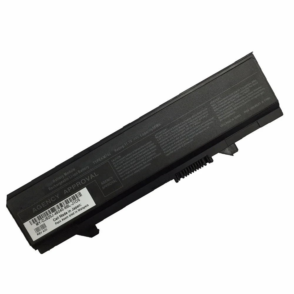 Новый оригинальный аккумулятор KM742 для ноутбука Dell Latitude E5400 E5410 E5500 E5510 Series RM661 0RM661 KM752 0KM752 PW640 0PW640 11,1 V