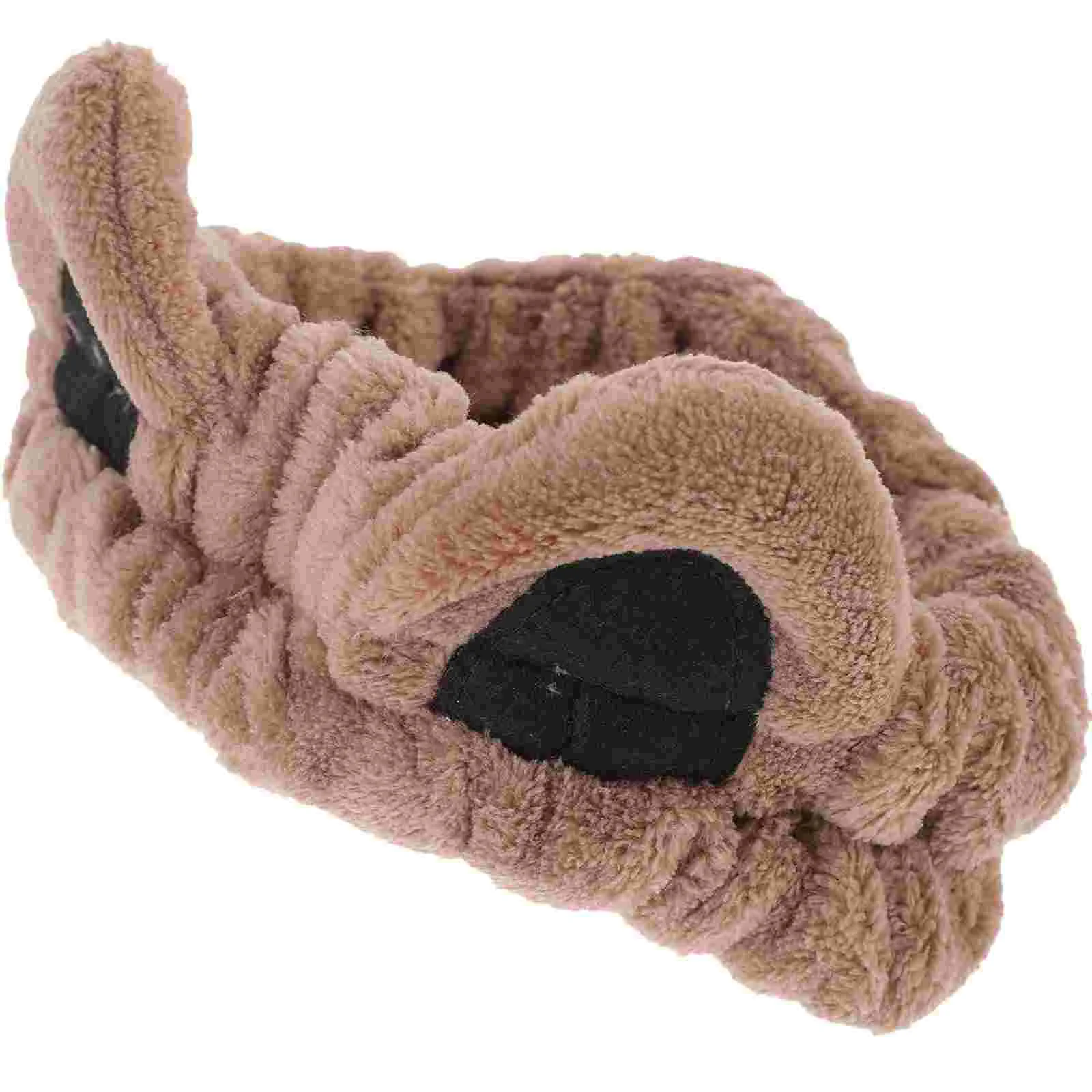 Повязка на голову с кошачьими ушками повязка для мытья лица макияжа ухода за