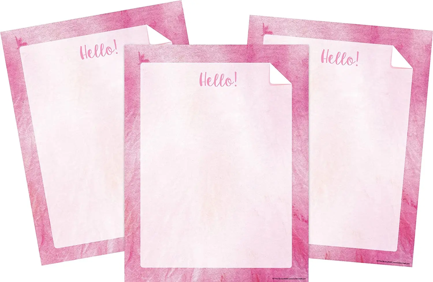 

Computer Paper 150 Sheet Set, Pink Tie-Dye, Decorative Paper, Stationery, 8.5" x 11", 150 sheets, Home, School, and Office Suppl