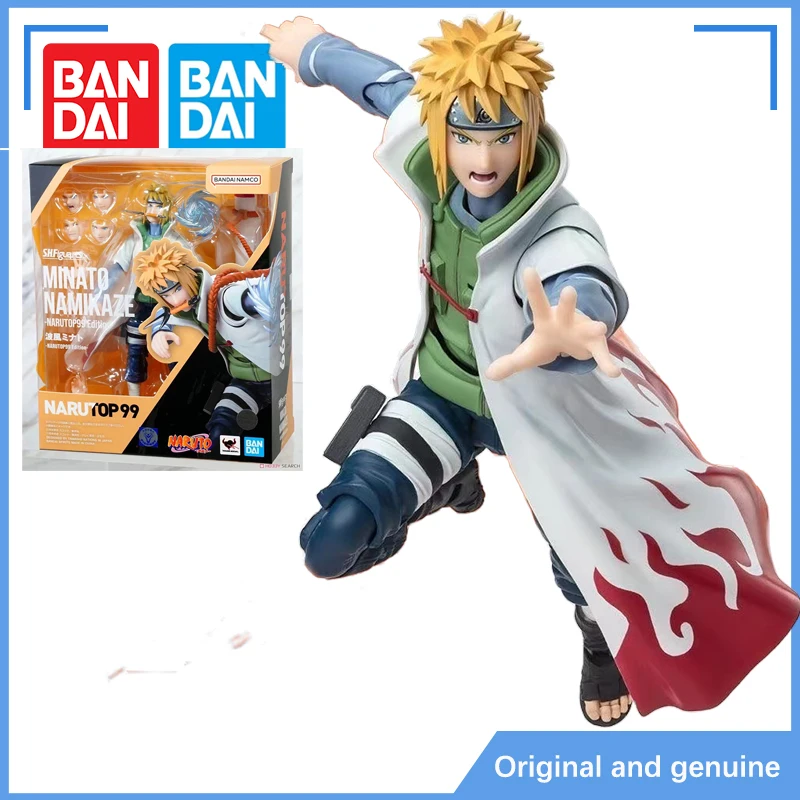 В наличии Bandai S.H.Figuarts SHF Naruto Shippuden MINATO NAMIKAZE NARUTOP99 Anime Edition Аниме Фигурка Игрушка