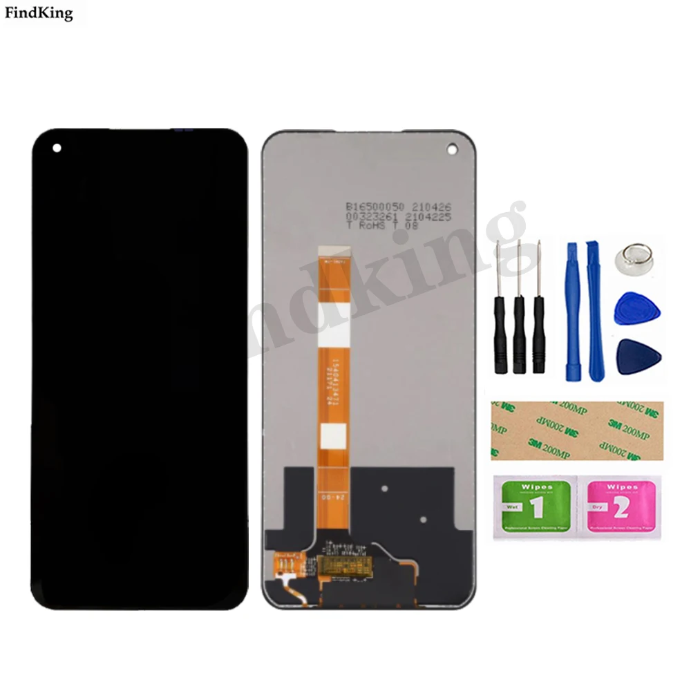 

100% Tested 6.5" For OPPO A74 5G CPH2197 CPH2263 LCD Display Touch Screen Digitizer Assembly Sensor Replacement