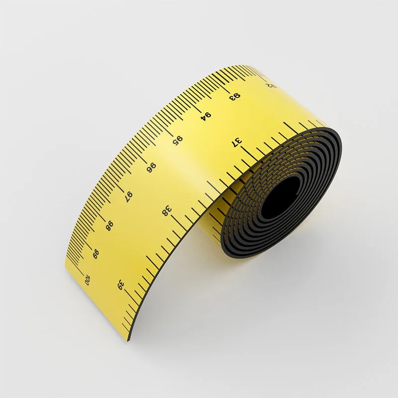 

Магнитная линейка 39,37 дюйма Гибкая линейка с дюймами и сантиметрами Магнитная измерительная лента для токарных станков, мастерских