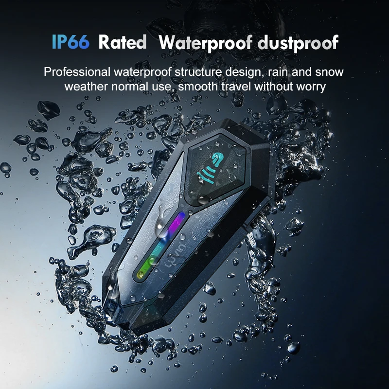 Bluetooth-гарнитура Luvin G8 Mfreedconn для мотоцикла водонепроницаемая