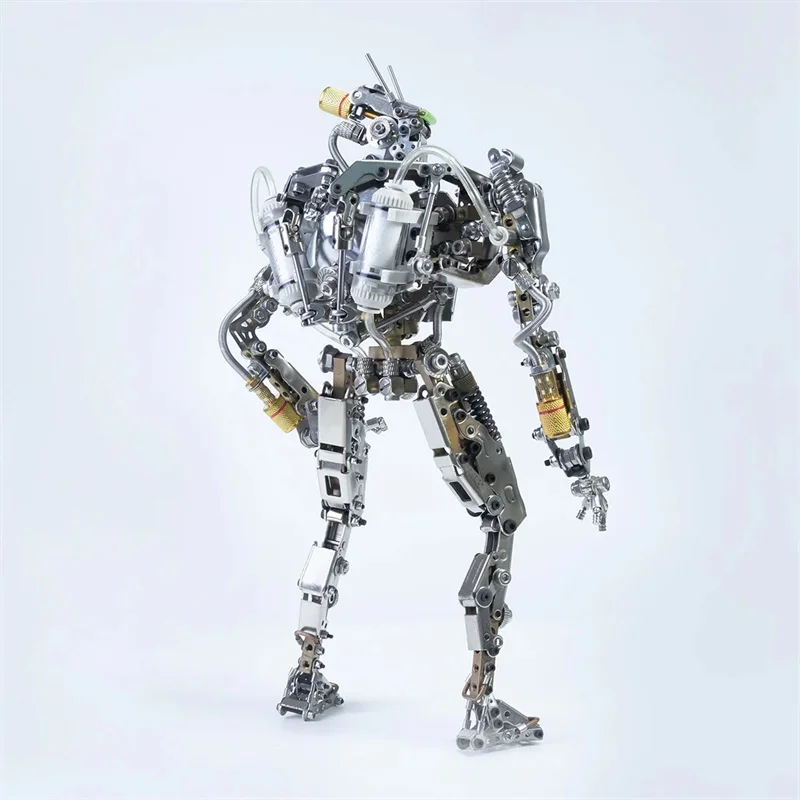 Гуманоидный робот-сервис Меха 3D головоломка Наборы металлических моделей