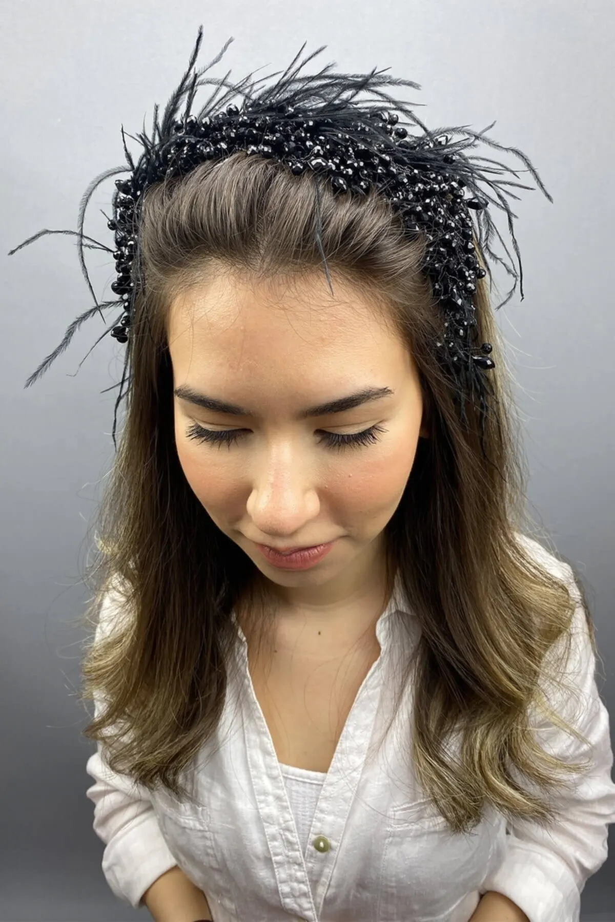 

Bridal Accessories Black Model Hair And Accessory Wedding Handmade For Bride And Bridesmaids