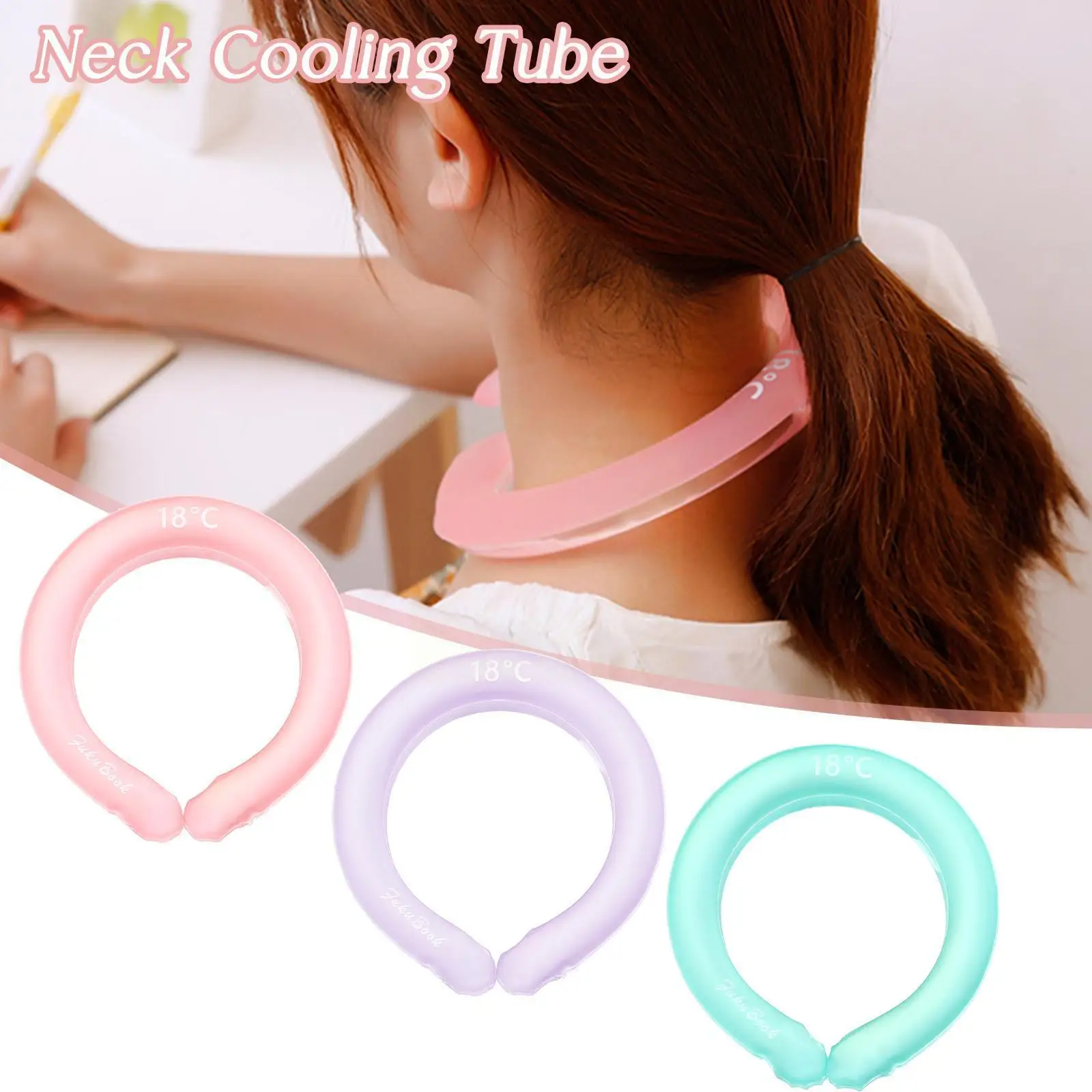 

Охлаждающая Шейная трубка Icy, крутая замораживаемая Шейная лента, многоразовая летняя, для занятий спортом на открытом воздухе, бега, велосп...