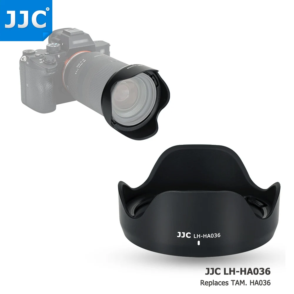 

JJC Reversible Petal Style Bayonet Lens Hood for Tamron 28-75mm f/2.8 Di III RXD Lens A036 Model Replaces Tamron HA036 Lens Hood