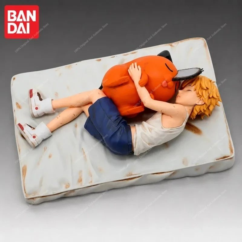 Фото В наличии 100% оригинальная коллекционная фигурка Banpresto Chainsaw Man Denji & Pochita Break Time Vol.4, аниме-фигурка для декора рабочего стола и дома, подарки. №5