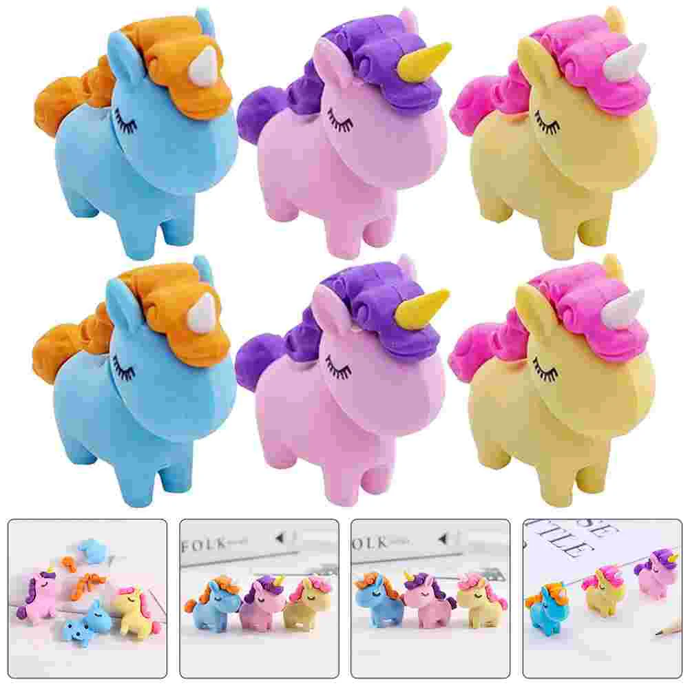 

Erasers Eraser Kids Rubbers Party Favors Cute Animal Cartoon Girls Creative School Rubber Stuffers Students Goodie Prizes