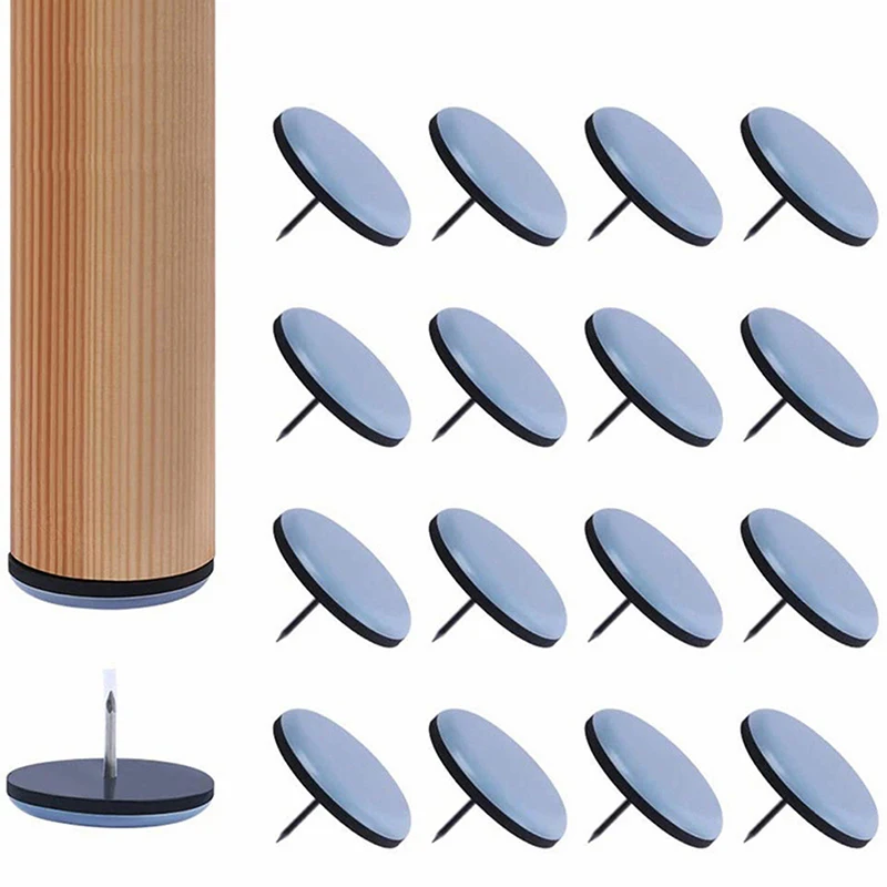 

20pcs 19/22/25/30mm Table Chair Foot Sliders Furniture Sliders Pad Cabinet Sofa Glides Floor Protectors Furniture Accessories
