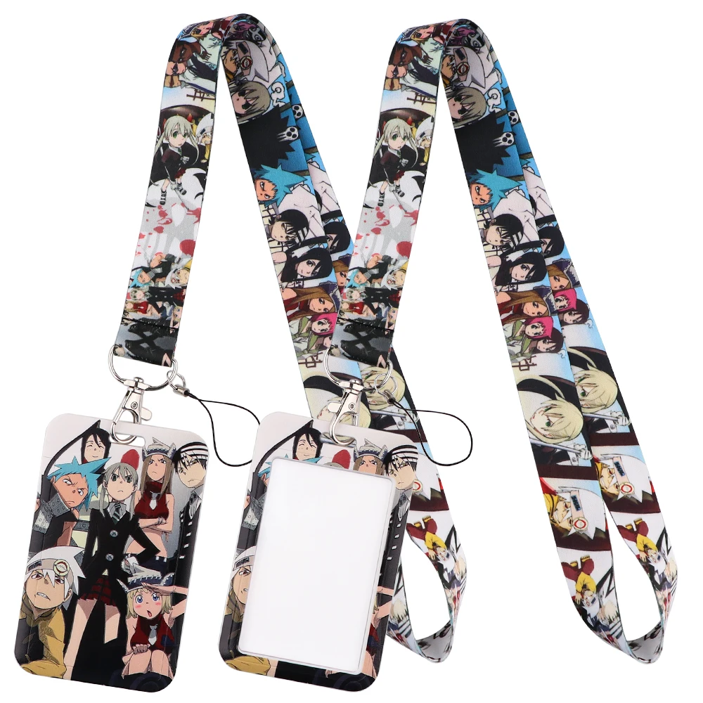 

LB3041 Japan Anime Cartoon Neck Strap Lanyards for Key ID Card Gym Cell Phone Strap USB Badge Holder Rope Cute Key Chain Gift