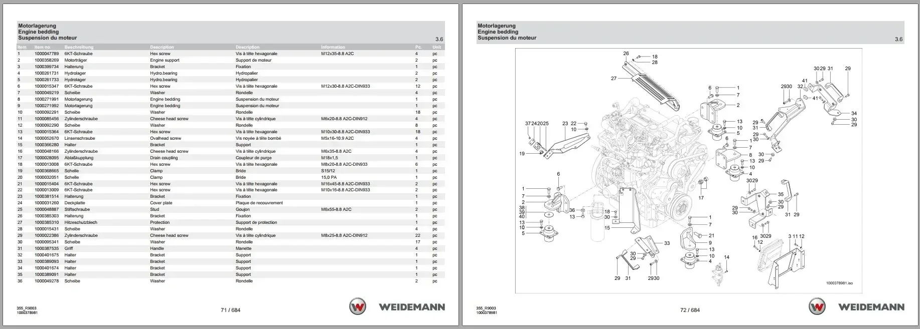 Фото TruckEPC3 Weidemann Machinery 11,6 ГБ PDF 2023, каталог запасных частей, многоязычные языки №2