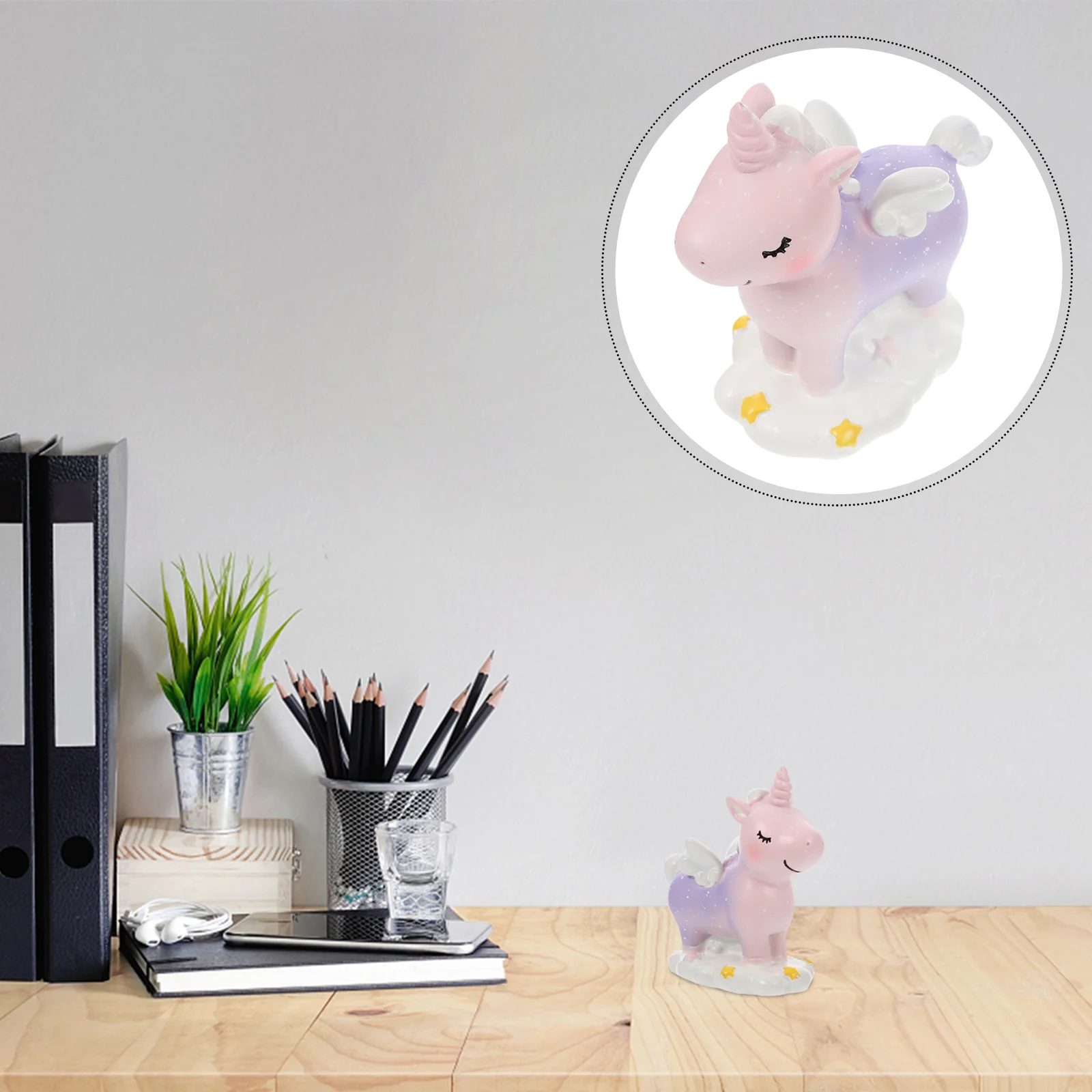 

Topper Animal Cake Statue Birthday Cupcake Figurine Miniature Toy Decor Sculpture Horse Model Landscape Micro Gift Kids Figure