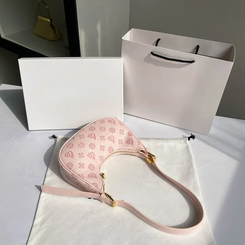 Корейская мода милая розовая Женская сумка через плечо осенняя Новинка модные