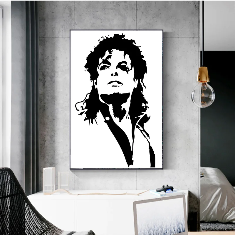 Майкл Джексон-домашний Декор ПВХ Виниловая гравировочная наклейка