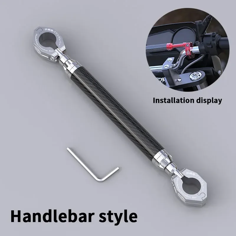

Балансировочная штанга для мотоцикла, 22 мм, алюминиевая поперечная штанга с ЧПУ, усиленный руль, расширенный мотоцикл, усиленный рычаг, универсальные аксессуары