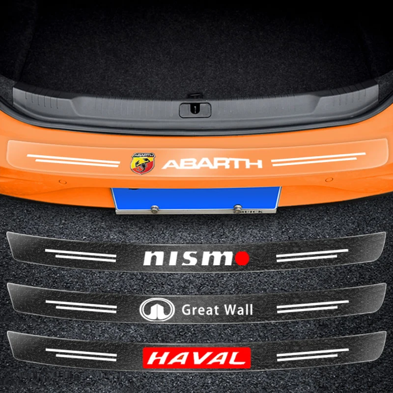 

Car sticker trunk bumper protection sticker Auto accessories For Toyota C-hr Prado Rav4 Yaris Hilux Prius Avensis Corolla Camry