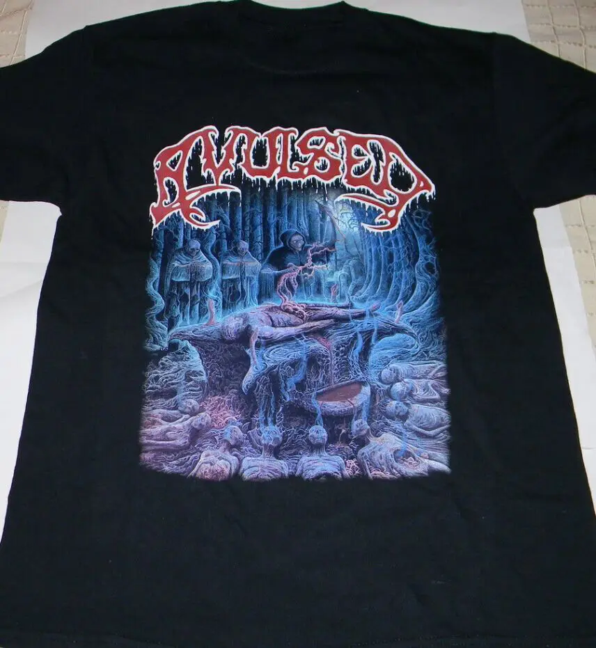 Avulsed-подарок для фаната черная футболка всех размеров AG956