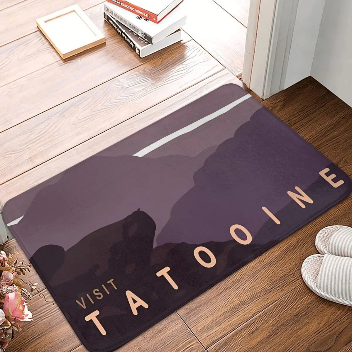 

Visit Tatooine Non-slip Doormat Bath Mat Night Balcony Carpet Welcome Rug Indoor Decor