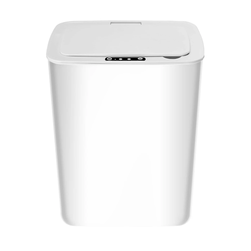 

SUNHOME 14L Smart Induction Trash Can Automatic Intelligent Sensor Dustbin Electric Touch Trash Bin for Kitchen Bedroom Office G