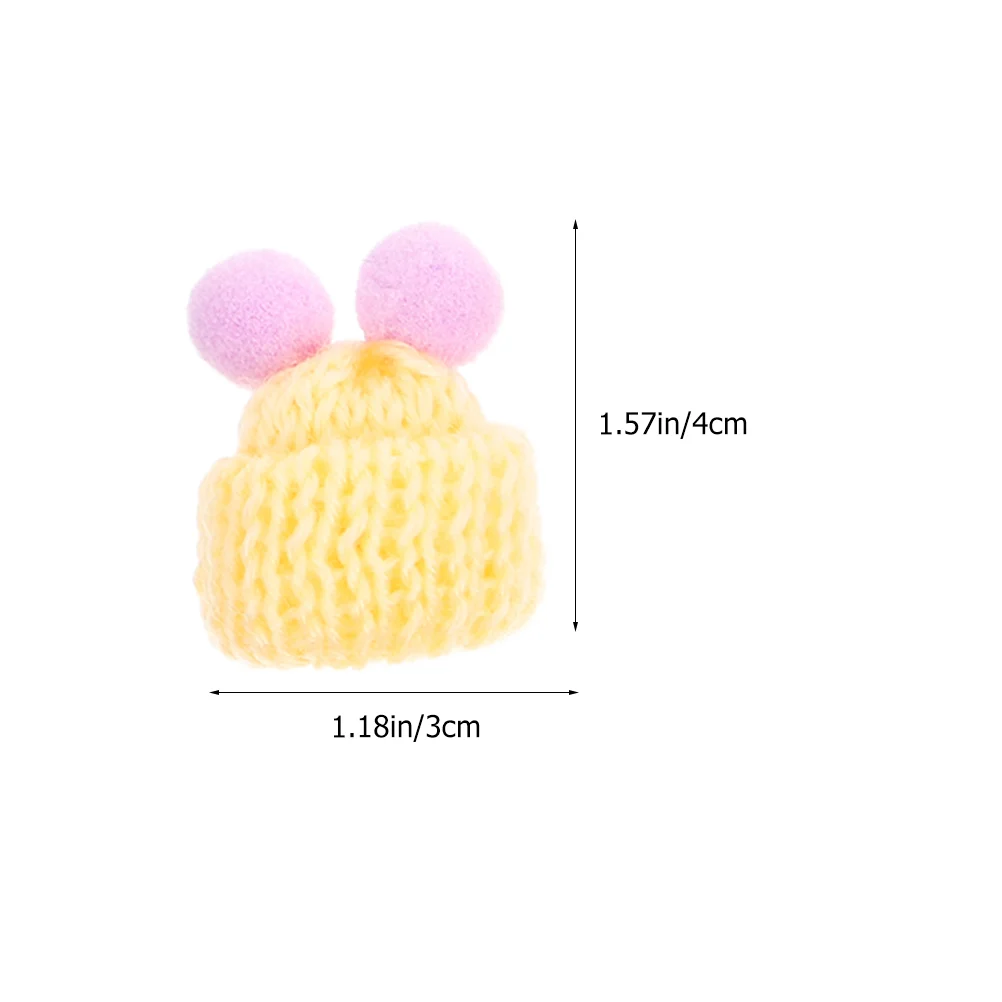 Рисунок 4 - вязаные мини-шляпы