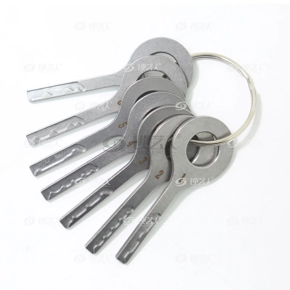 

Original 7 IN 1 HU66 Auto Locksmith Tool 7 Pieces Different Length Teeth Key Set for VAG Generation 2 For Volkswagen Skoda