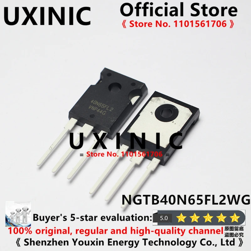 

UXINIC 100% новый импортный оригинальный NGTB40N65FL2WG 40N65FL2 NGTB45N60S1WG 45N60S1 TO-247 силовой транзистор