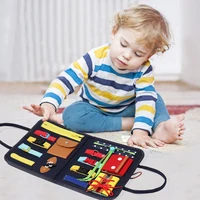 infant montessori toys children boys and girls drawing busy board puzzle toy sensory board intelligence development