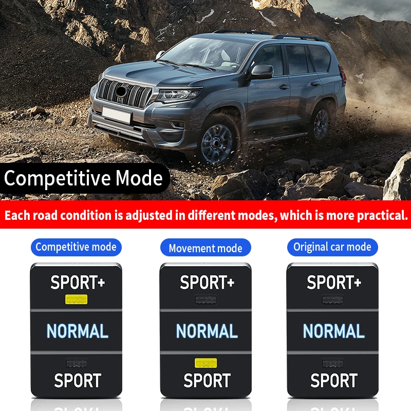 Для 2008-2023 Toyota Land Cruiser 200 Prado 150 спортивный силовой модуль акселератор дроссельной