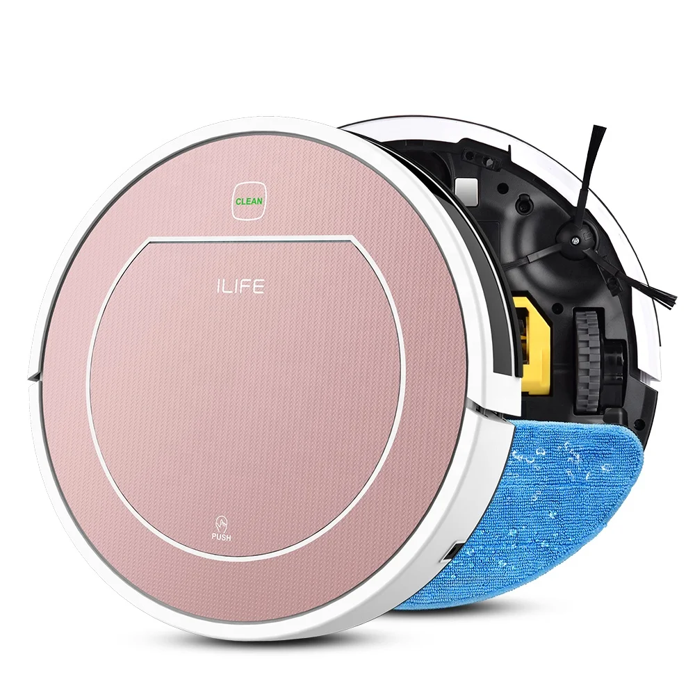 

ILIFE V7s Plus Robot Vacuum Cleaner Sweep Wet Mopping Hard Floors&Carpet Run 120mins Automatically Charge Vacuum Cleaner