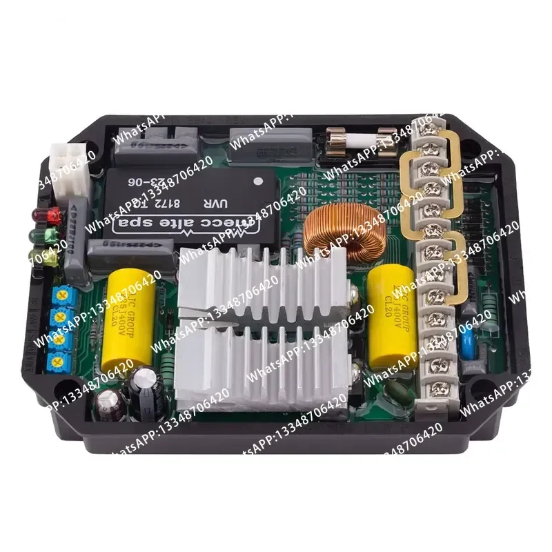 Автоматический регулятор напряжения UVR6 AVR для генератора, стабилизатор, регулятор напряжения однофазного и трехфазного генератора (art.: 3920dc2c4725e) - 3920dc2c4725e