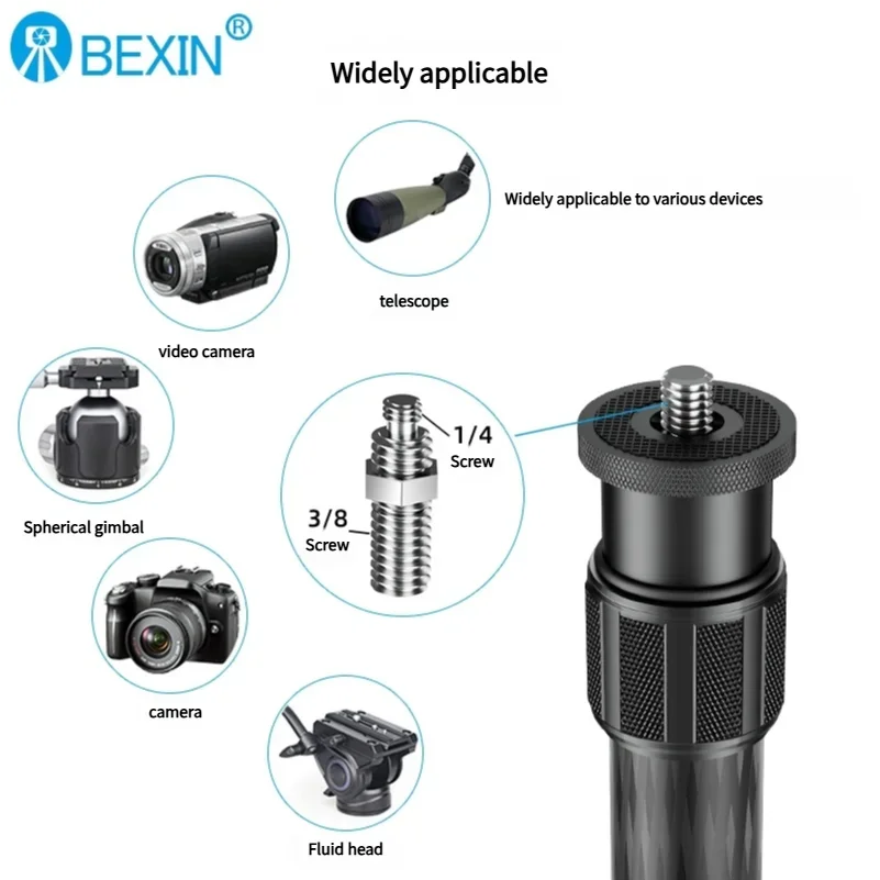BEXIN P332LC 1,1 м удлинитель из углеродного волокна, штатив, карданная палка для селфи для DJI RS2 RSC2 RS3 mini RS3 PRO RS4 RS4PRO, стабилизатор (art.: 3920cb6221ffc) - 3920cb6221ffc