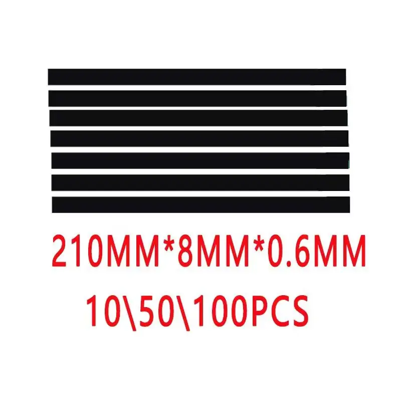 10 · 20 50 100 шт. 210*8*0 6 мм тянущиеся абразивные полоски с ручкой для ЖК-экрана 11 &quot13