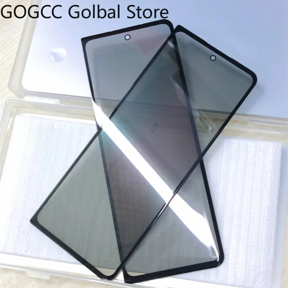 Замена внешнего экрана 3 в 1 + клей OCA поляризатор для Samsung Galaxy Z Fold 2 4 5 6 5G Передний