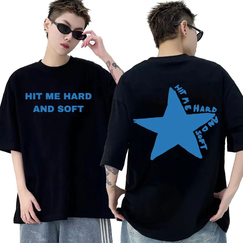 Футболка Мужская/женская оверсайз из натурального хлопка в стиле хип-хоп