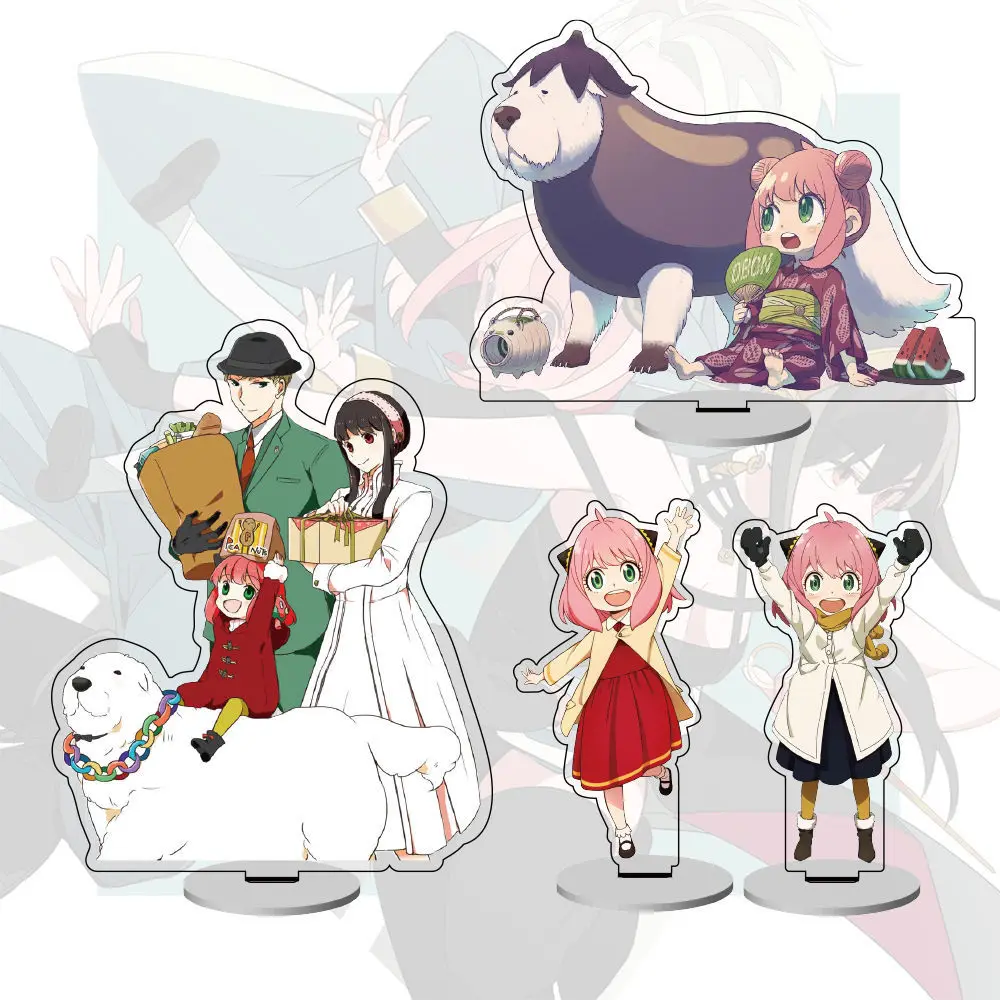 

SPY FAMILY Wilight Yor Forger Anya Cute Forger Style Acrylic Stand Figure Model Plate Holder Cake Topper Anime Desktop