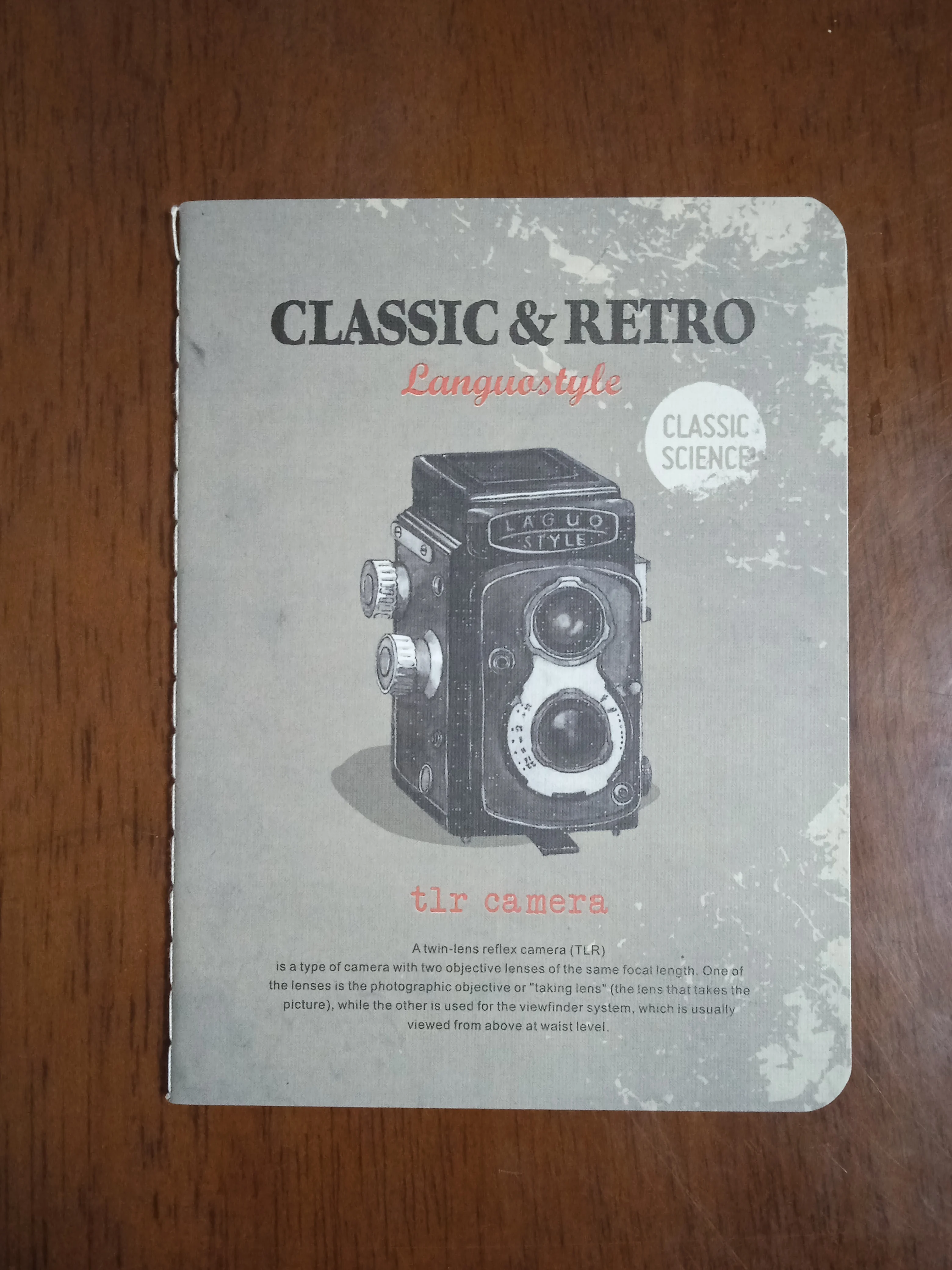 

105mmx142mm old camera notebook(1piece)